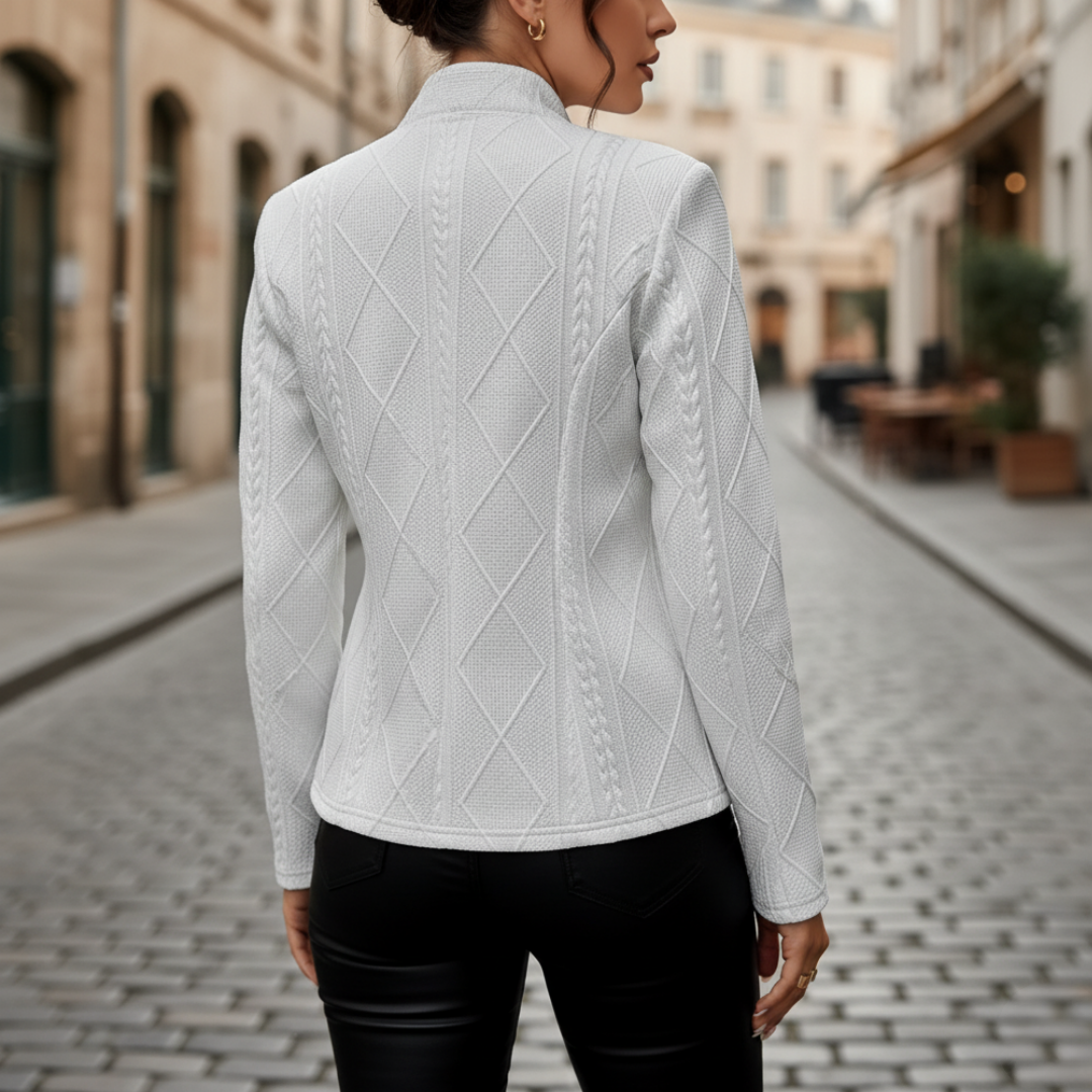 Damen Strickjacke Elegant Kurzblazer | Vestea