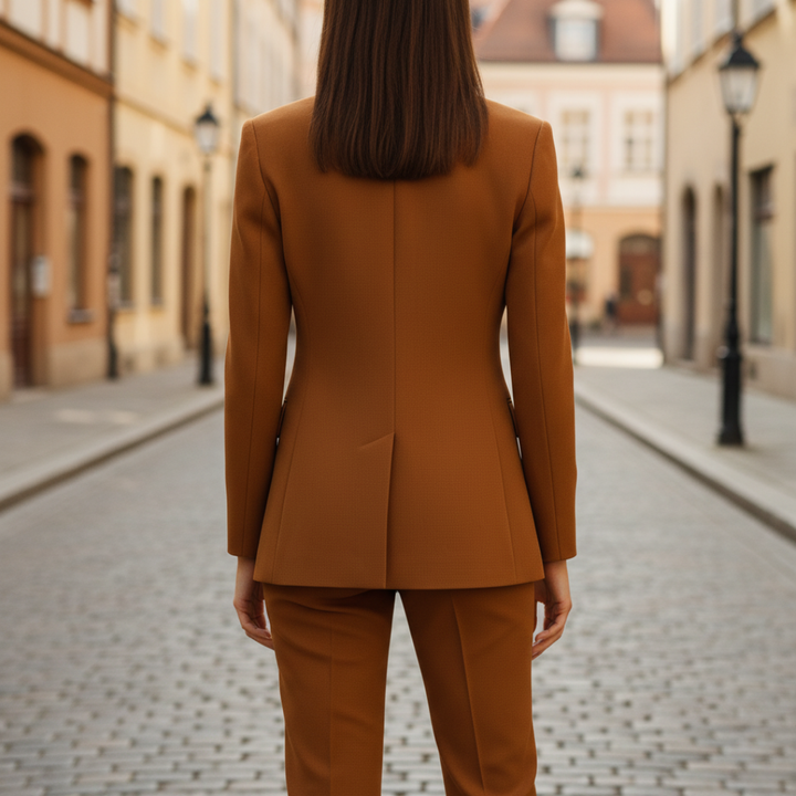 Damen Business Anzug Set Blazer Hose Elegant | Vestea