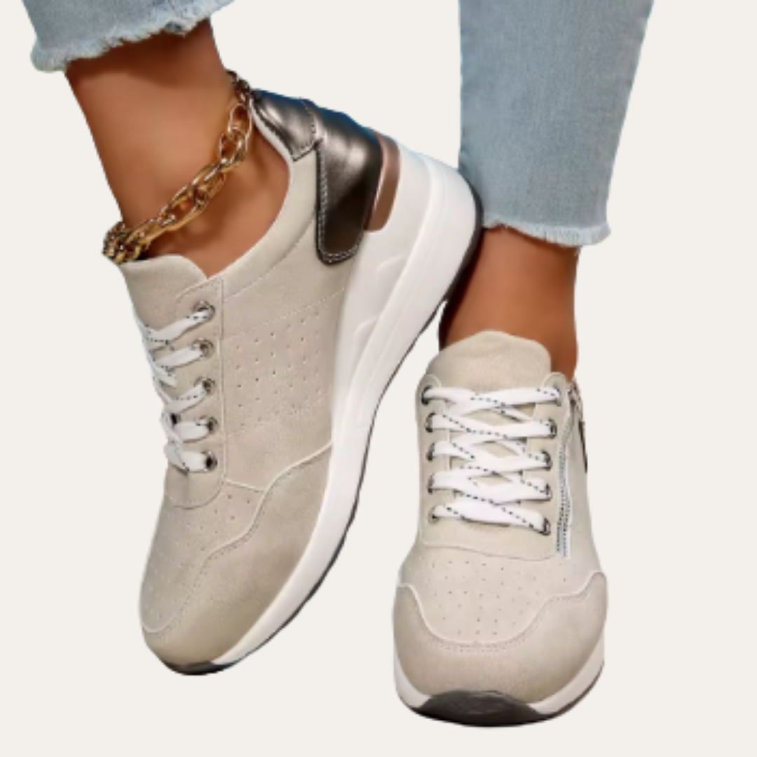 Orthopädische Damen Sneaker mit Keilabsatz | Vestea