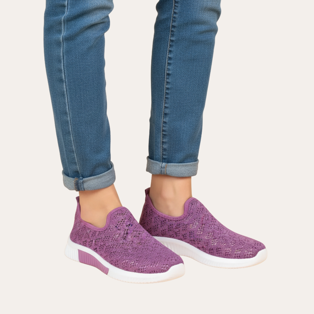 Orthopädische Damen Slipper Sneakers rutschfest bequem | Vestea