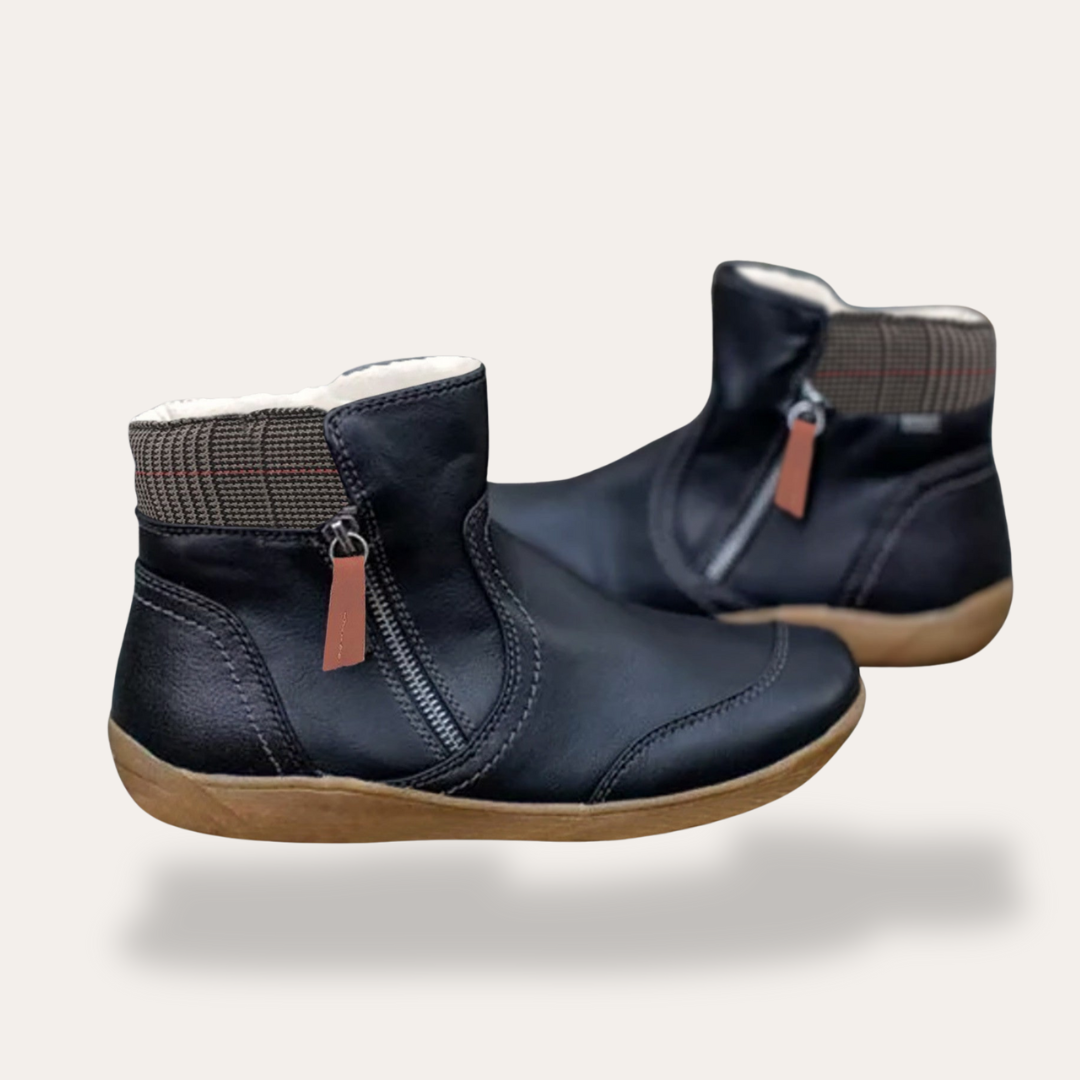 Damen Orthopädische Stiefeletten mit Reißverschluss | Vestea