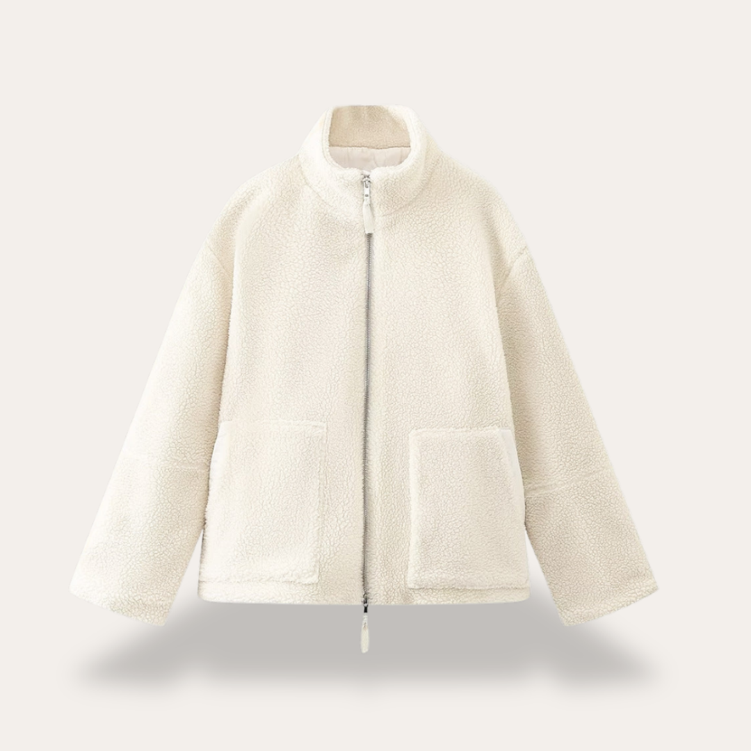 Damen Fleecejacke mit Stehkragen und Taschen | Vestea