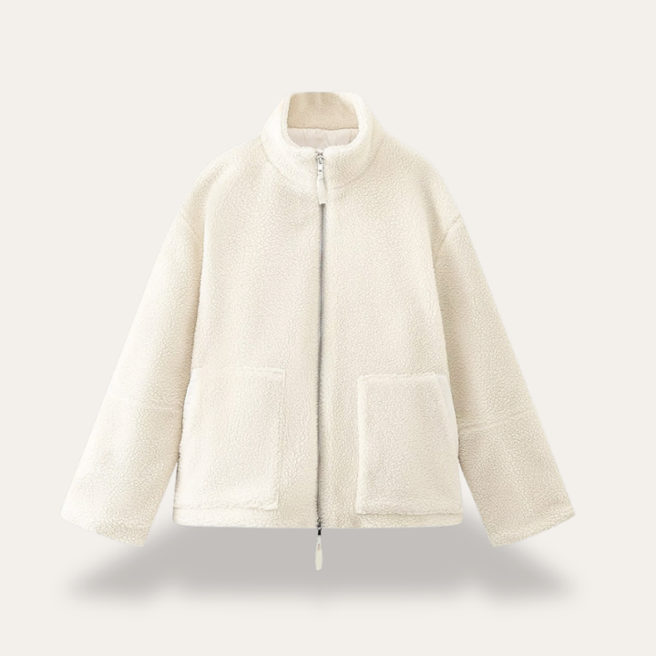 Damen Fleecejacke mit Stehkragen und Taschen | Vestea