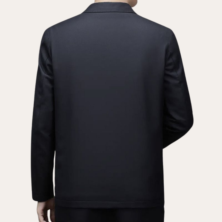 Herren Jacke Steppfutter Textil Schwarz | Vestea