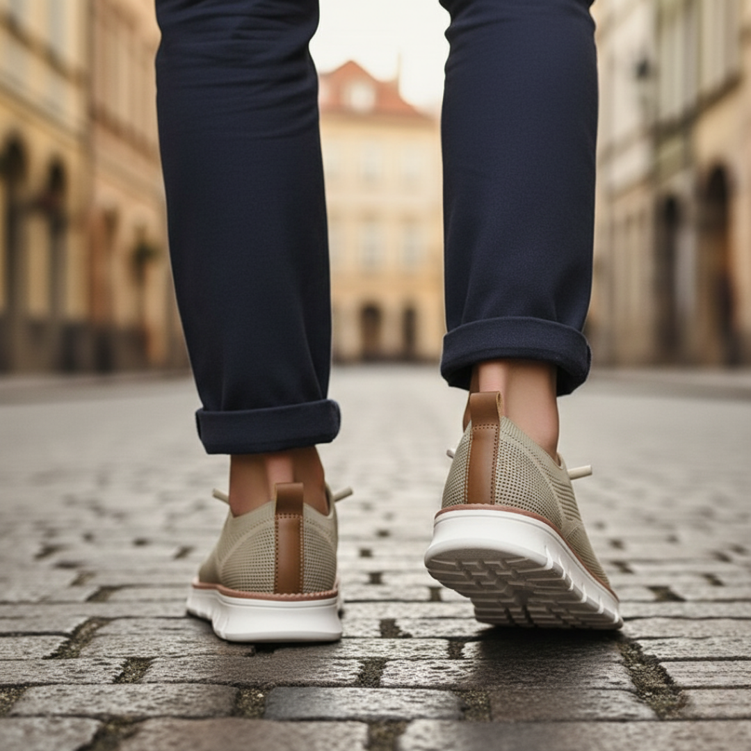 Orthopädische Herren Sneaker mit Flexibler Laufsohle | Vestea