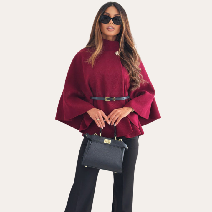 Damen Cape Jacke Mantel | Vestea