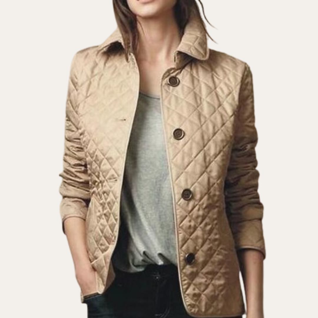 Damen Steppjacke Kurzmantel Übergangsjacke Leichtgewicht | Vestea