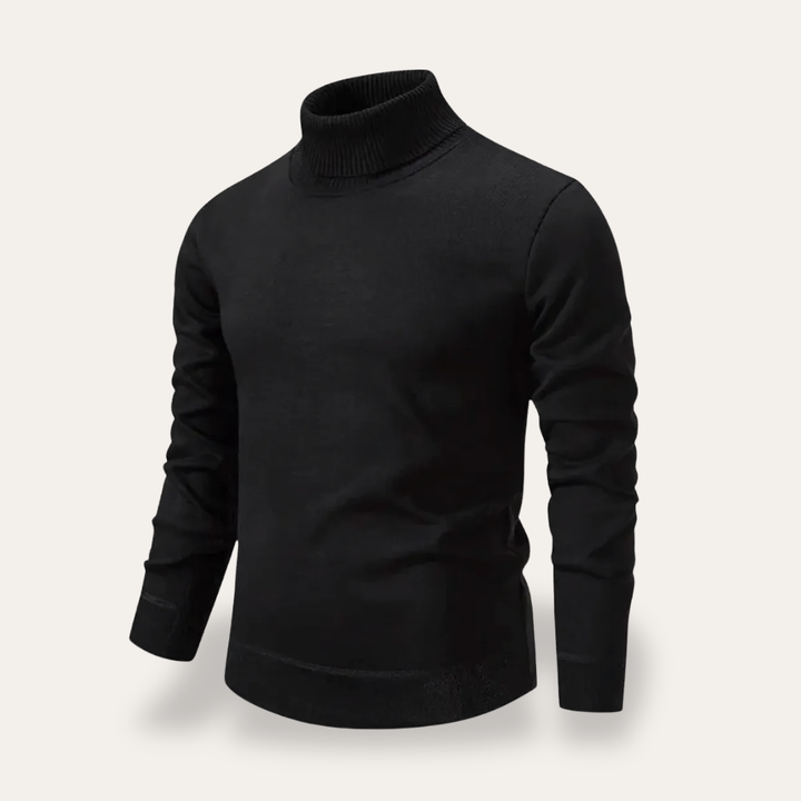 Herren Strickpullover Rollkragen Wintermode | Vestea