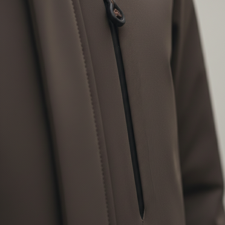 Unisex winter jacket with hood made of functional fabric | Vestea