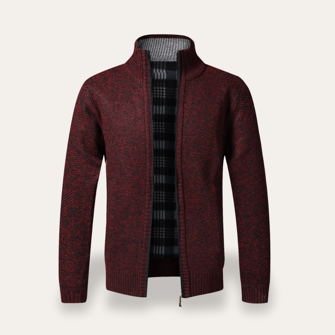 Herren Strickjacke mit Reißverschluss Freizeit | Vestea