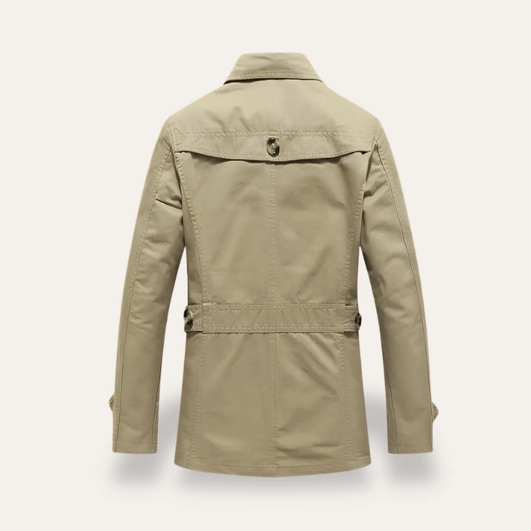 Herren Trenchcoat – Übergangsjacke Textil | Vestea