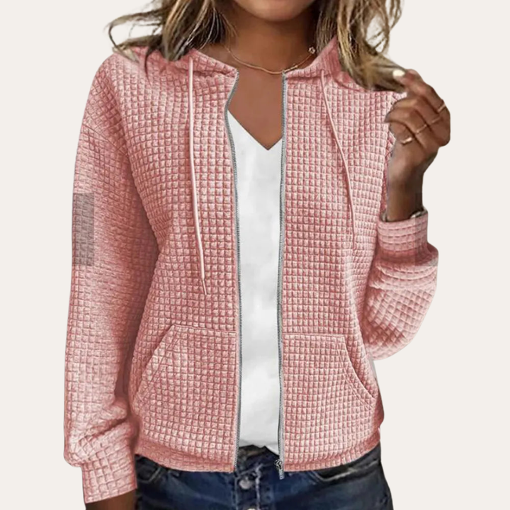 Damen Kapuzenjacke mit Reißverschluss | Vestea