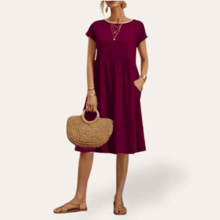 Damen Sommerkleid mit Taschen | Vestea