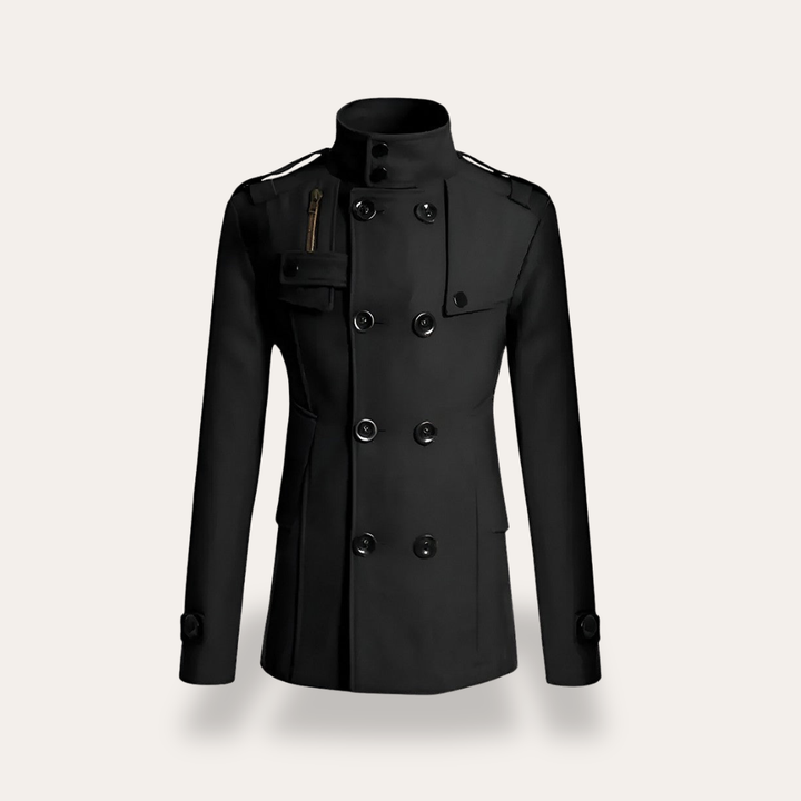 Herren Mantel Doppelreiher Übergangsjacke | Vestea