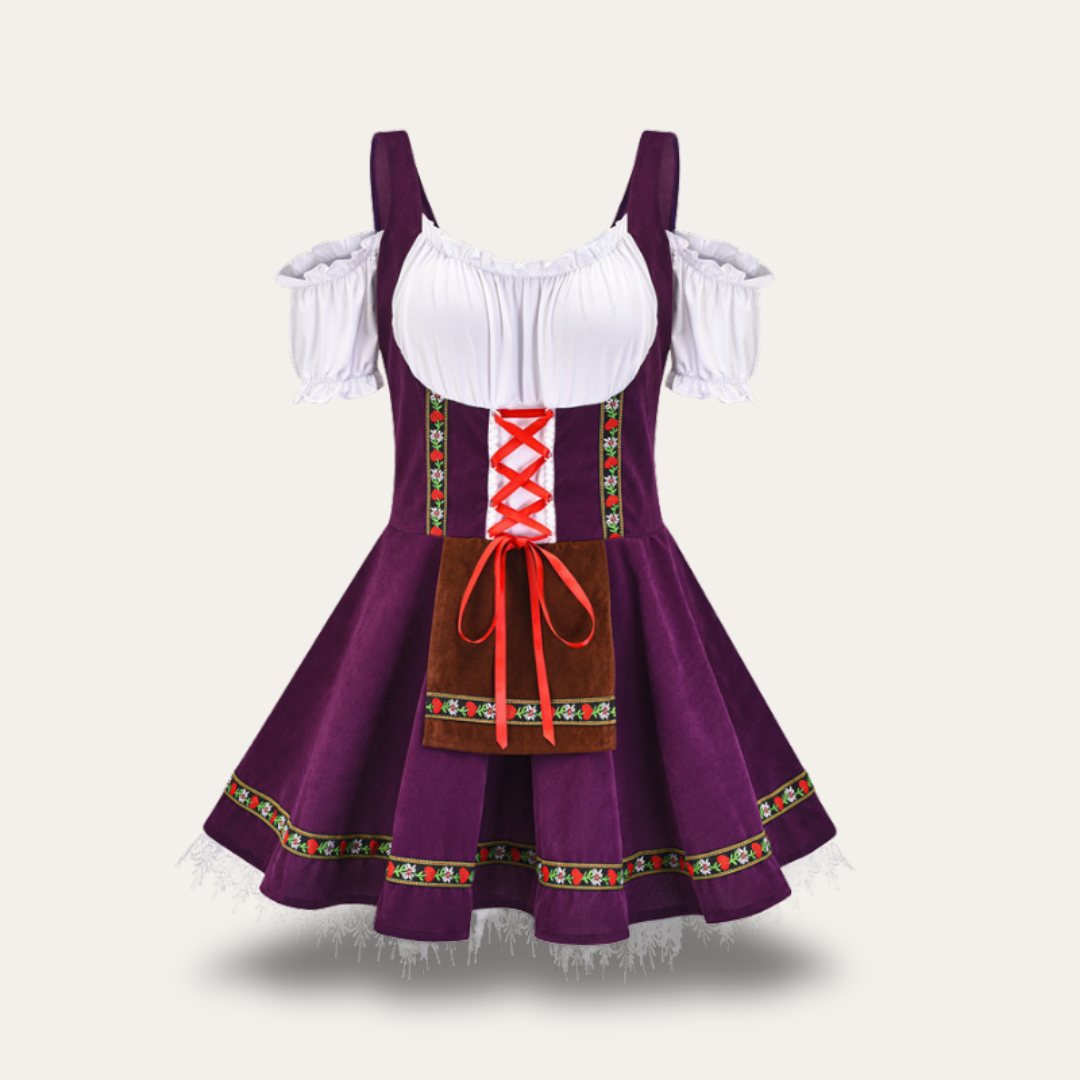 Damen Dirndl Kleid Kostüm Traditionell | Vestea