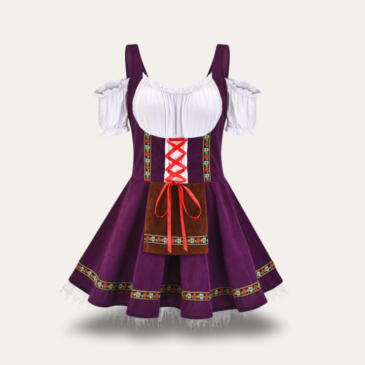 Damen Dirndl Kleid Kostüm Traditionell | Vestea