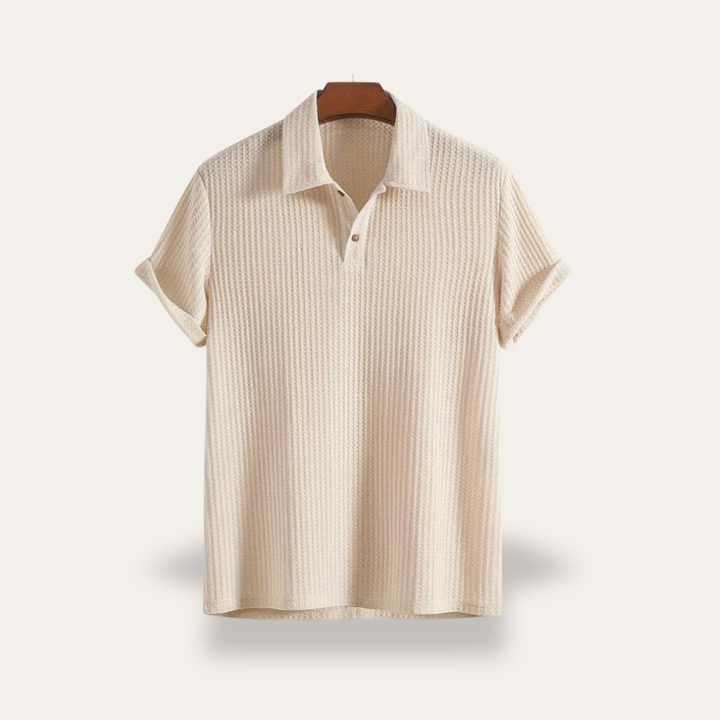 Herren Poloshirt Kurzarm Struktur | Vestea