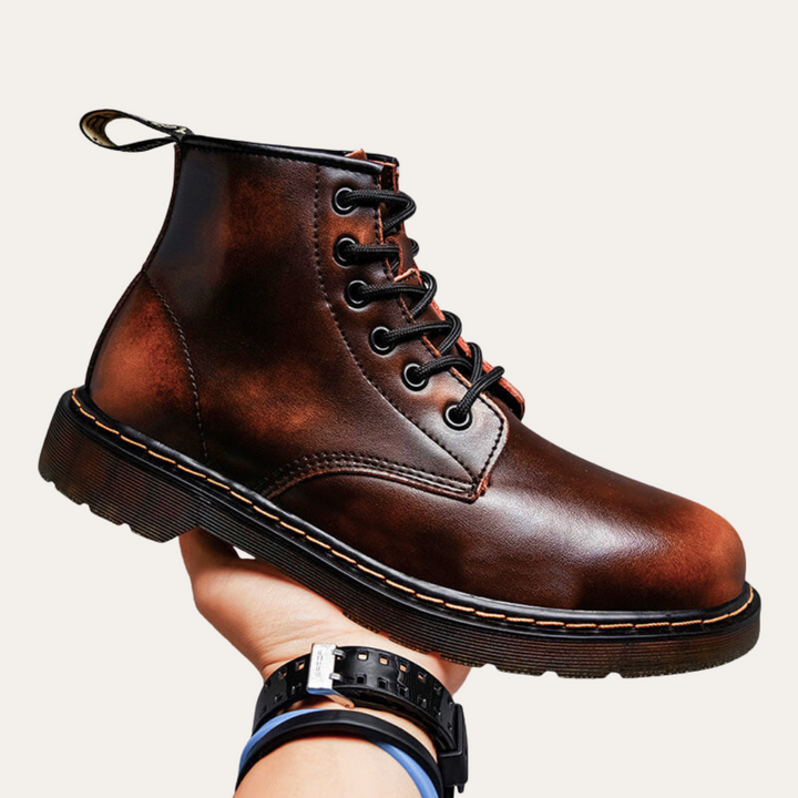 Orthopädische Lederstiefel für Herren | Vestea