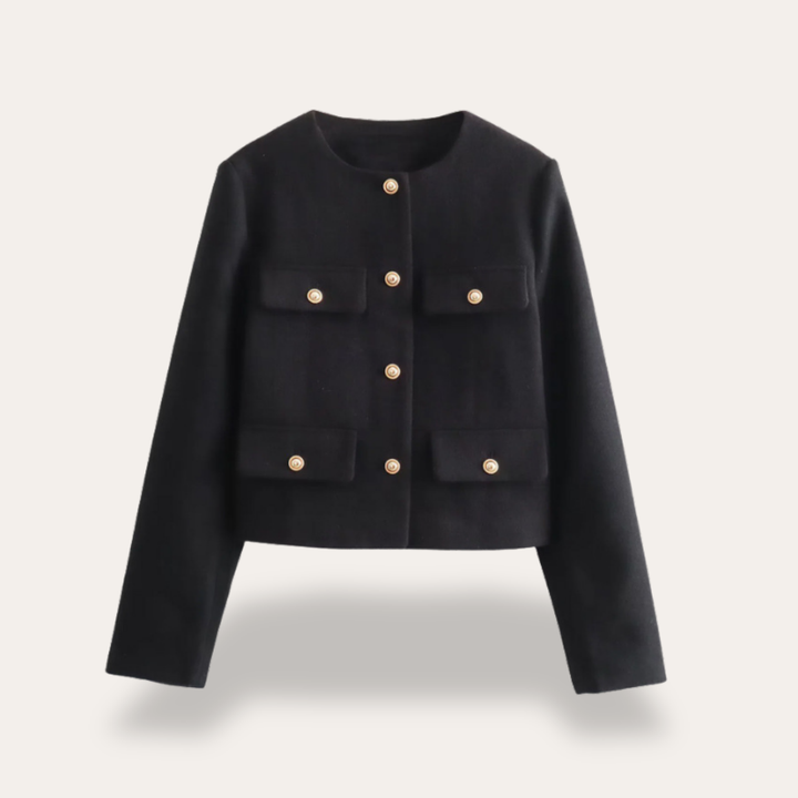 Damen Kurzjacke mit Taschen | Vestea
