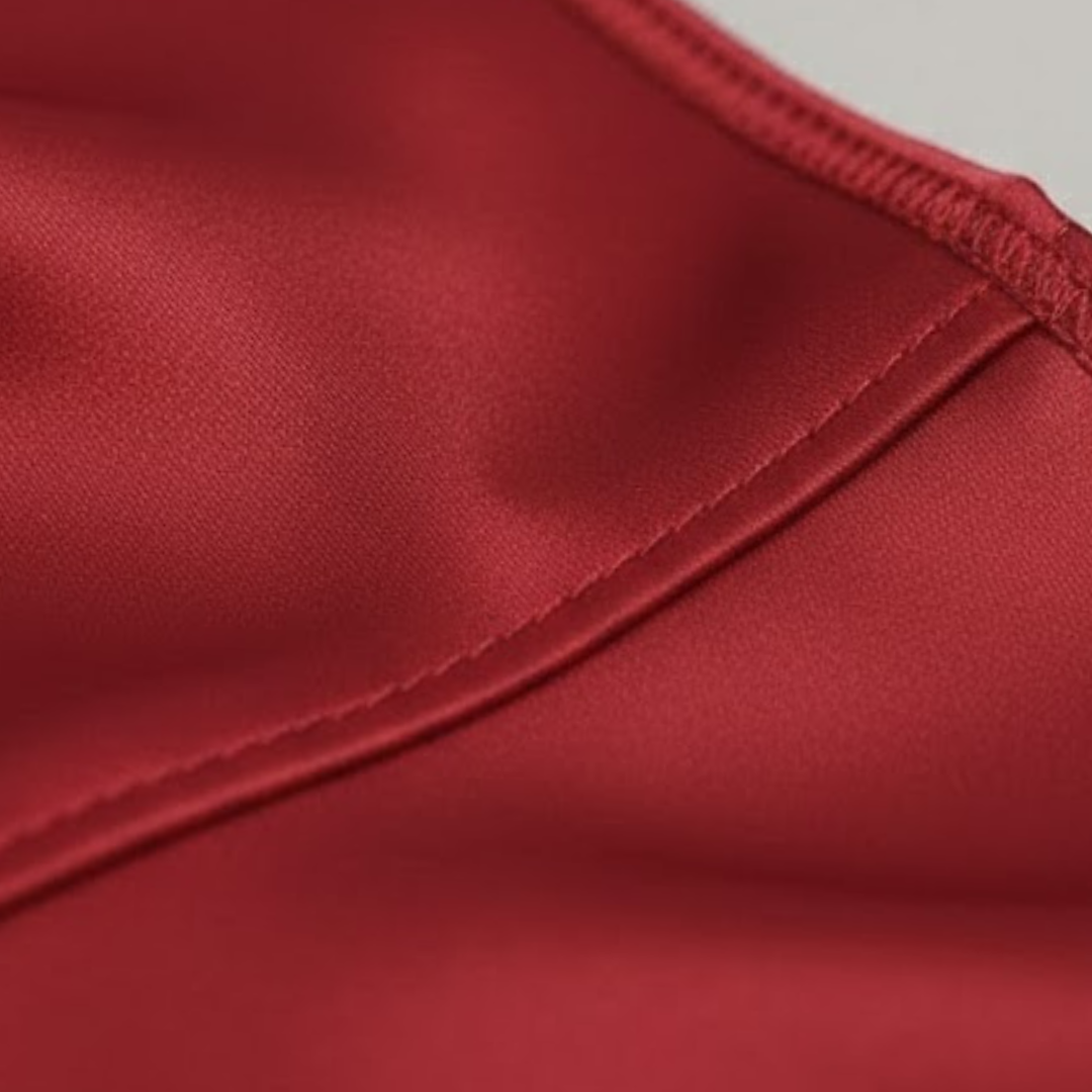 Robe mi-longue pour femme col montant sans manches en mélange de coton