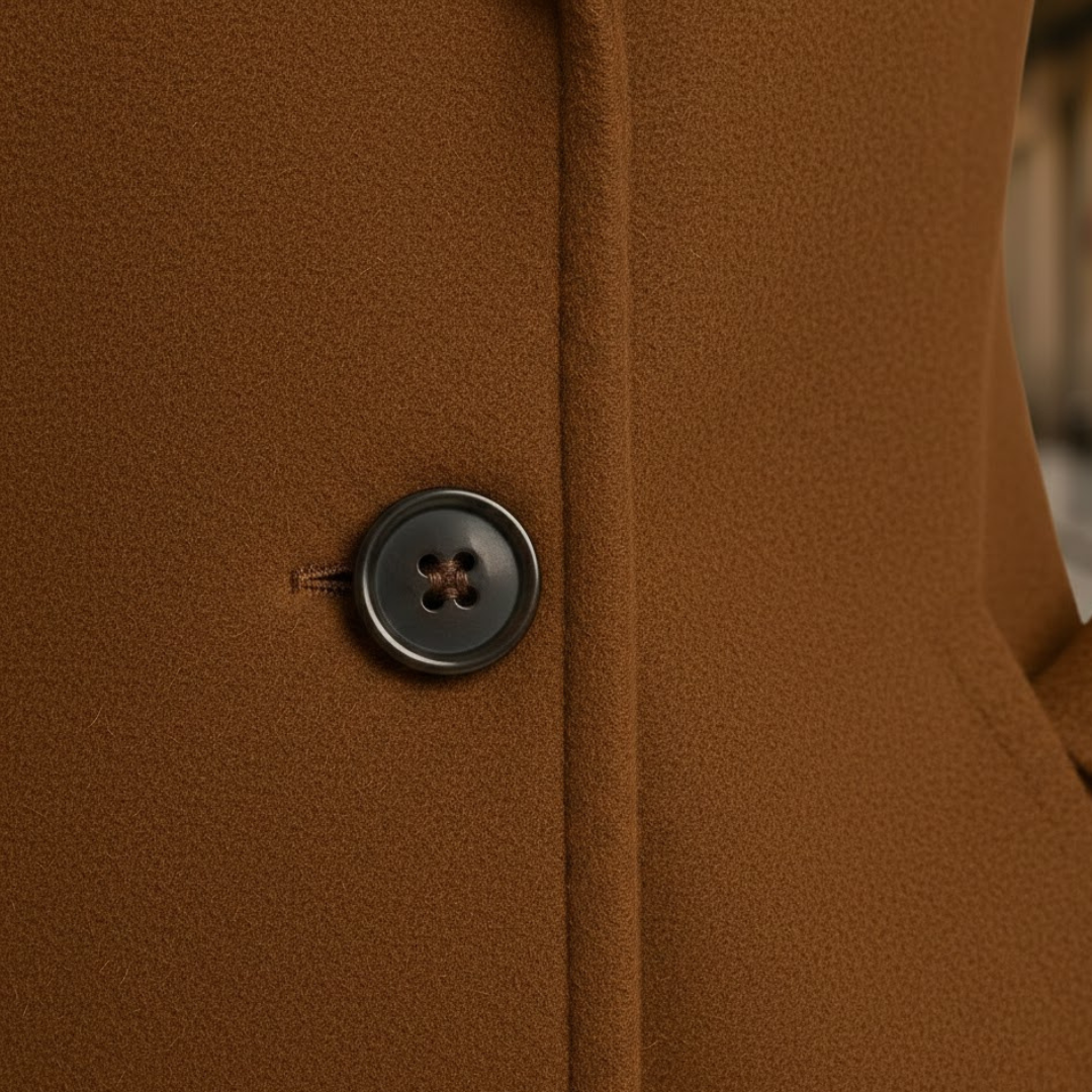 Manteau en laine surdimensionné col structuré automne hiver