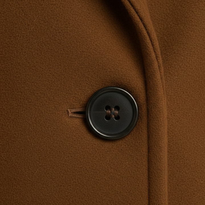 Manteau en laine surdimensionné col structuré automne hiver
