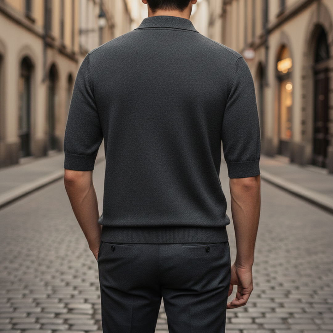 Men’s Knit Polo Shirt
