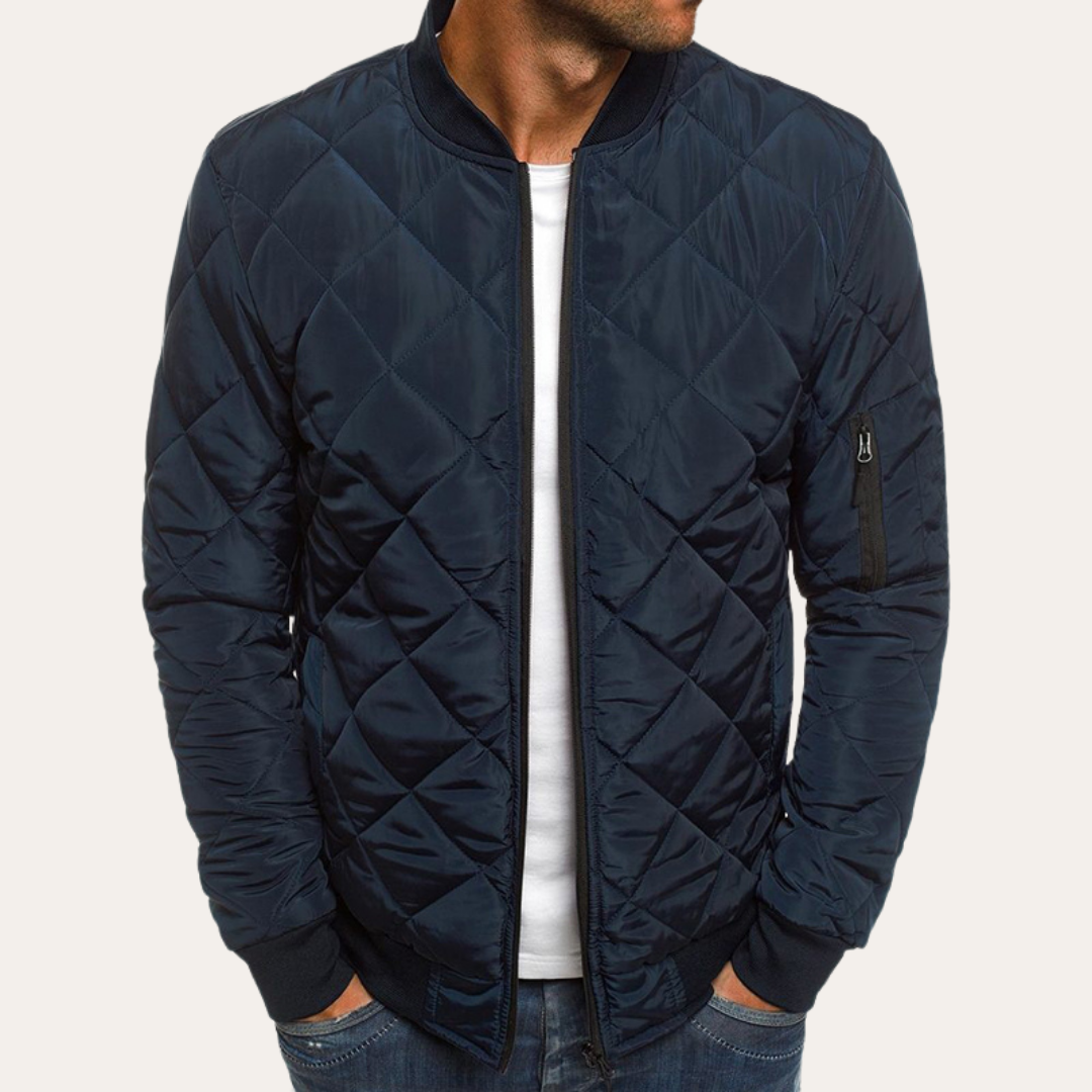 Herren Steppjacke Bomberjacke Übergangsjacke Leicht Gepolstert Outdoor | Vestea