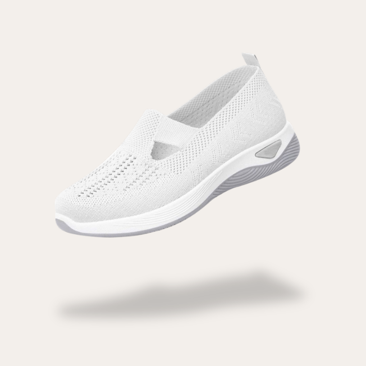 Orthopädische Damen Slip-On Komfortschuhe mit Keilsohle | Vestea