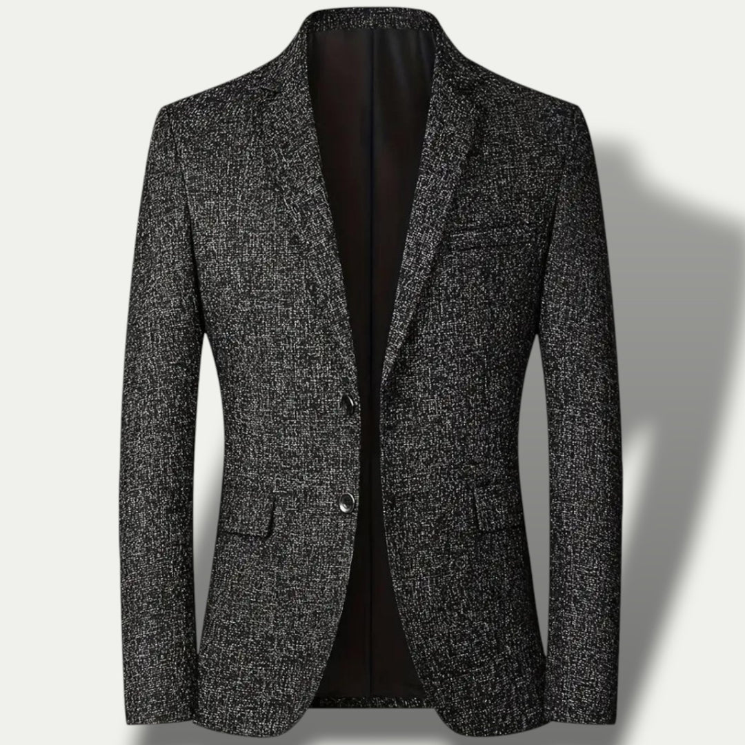 Herren Slim Fit Anzug Sakko Wolle Mélange | Vestea