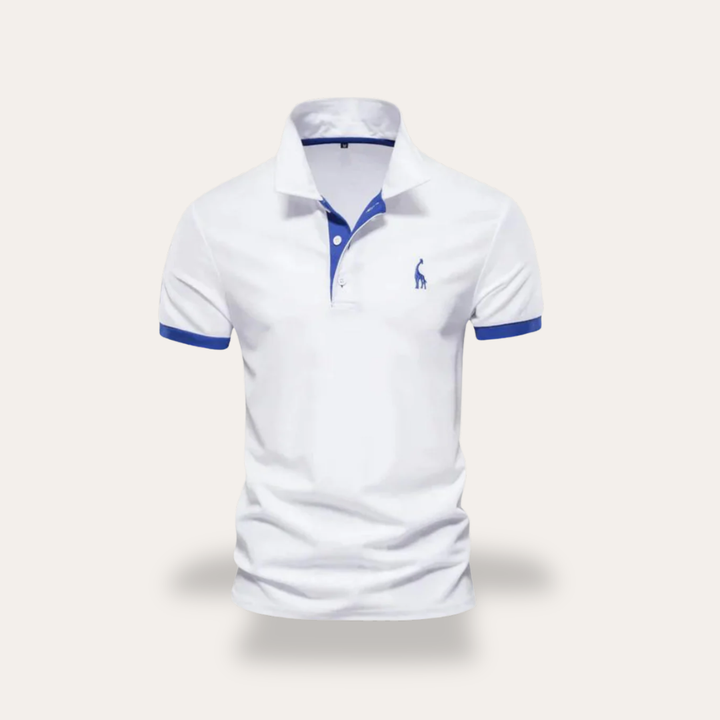 Herren Poloshirt Baumwolle Freizeit Kurzarm Shirt Slim Fit Kragen | Vestea