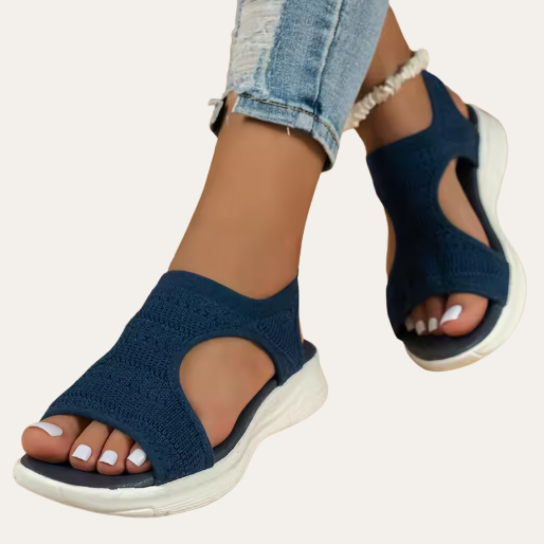 Damen Sandalen Mesh Slip-On orthopädisch sportlich bequem | Vestea