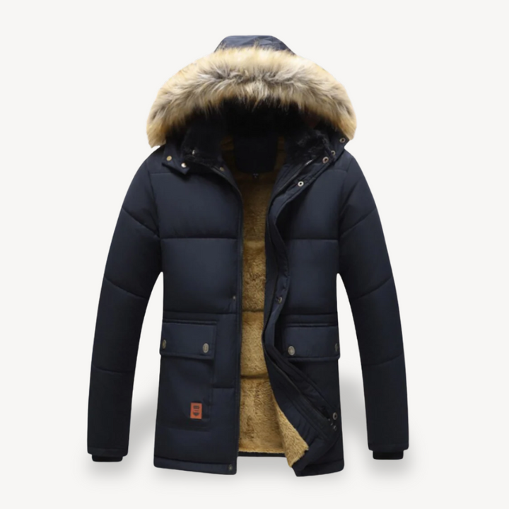 Herren Parka mit Faux-Fell-Futter | Vestea