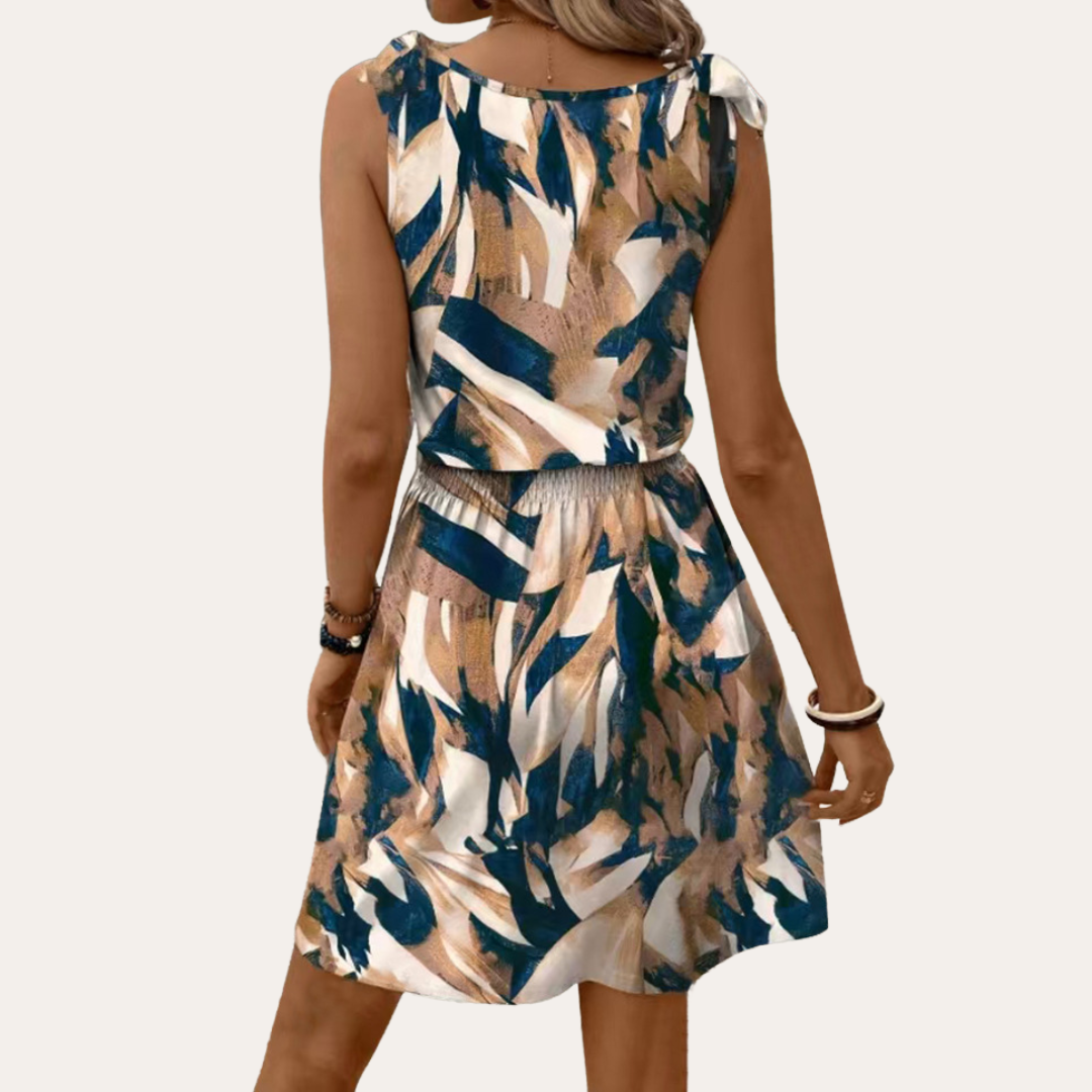 Vestea | Baumwoll-Damenkleid mit Blumenmuster
