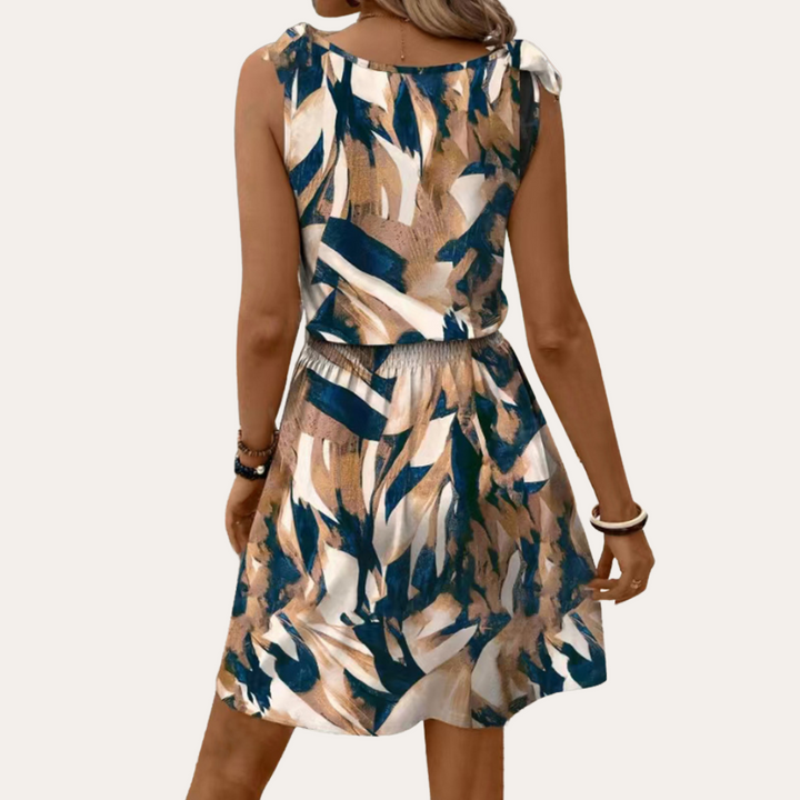 Vestea | Baumwoll-Damenkleid mit Blumenmuster