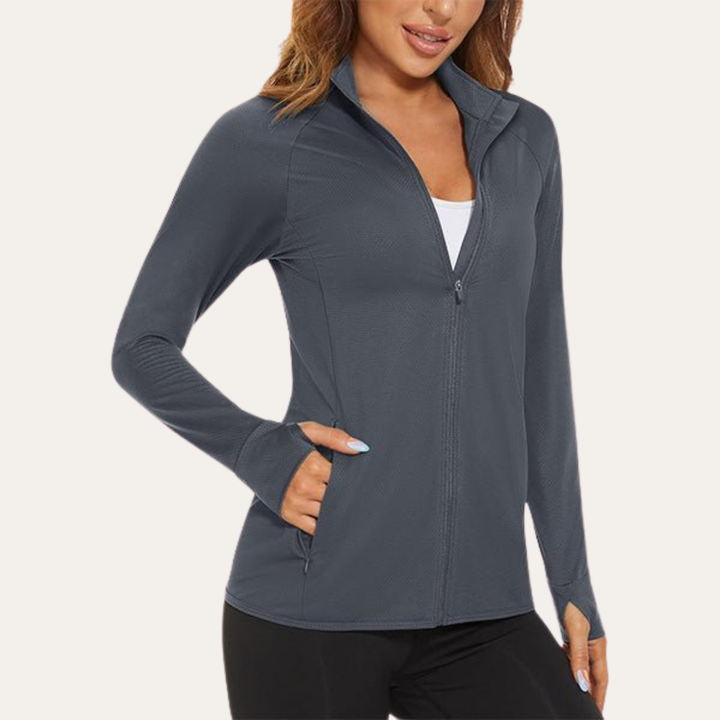 Leichte UV-Schutzjacke für Damen mit Langarm | Vestea