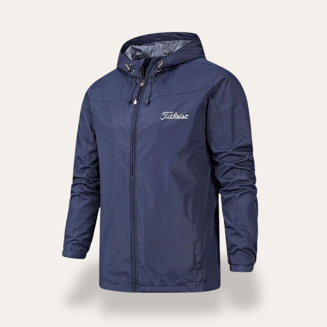 Herren Funktionsjacke mit Kapuze und Reißverschluss | Vestea