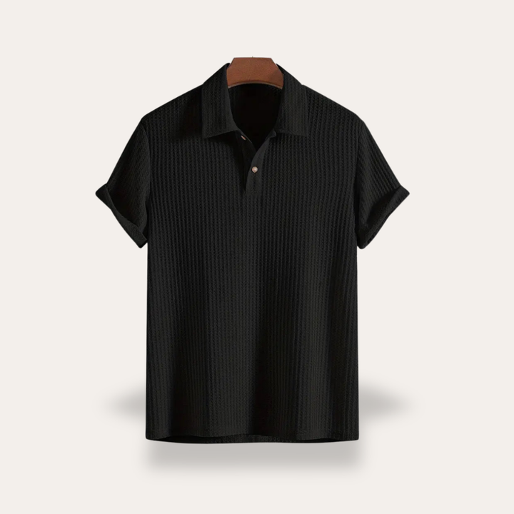 Herren Poloshirt Kurzarm Struktur | Vestea