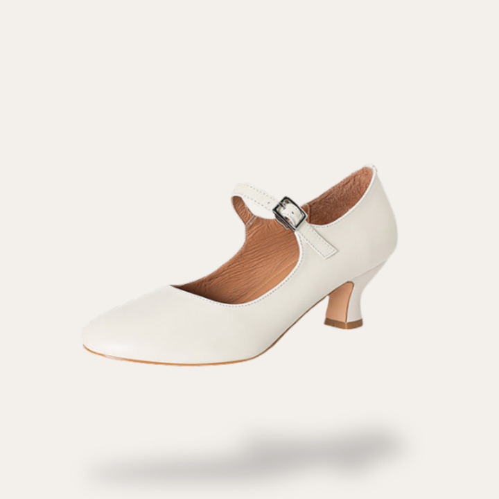 Orthopädische Pumps mit Blockabsatz für Damen | Vestea