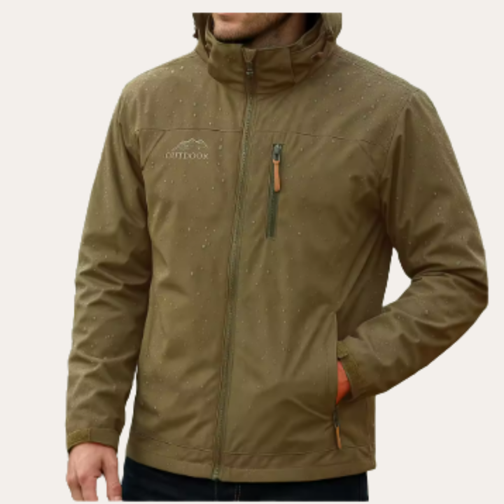 Herren Outdoorjacke Wasserdicht Winddicht Freizeitjacke | Vestea