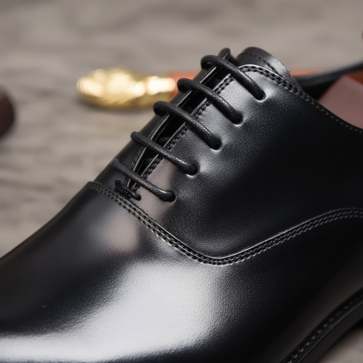 Herren Elegante Schuhe aus Kunstleder mit Schnürung | Vestea