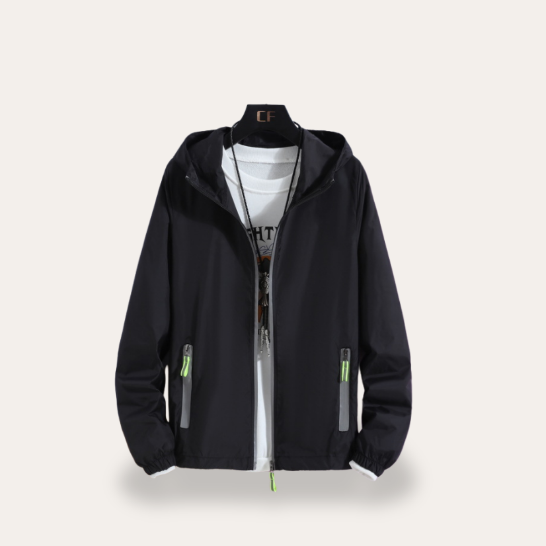 Herren Windbreaker Jacke mit Kapuze | Vestea