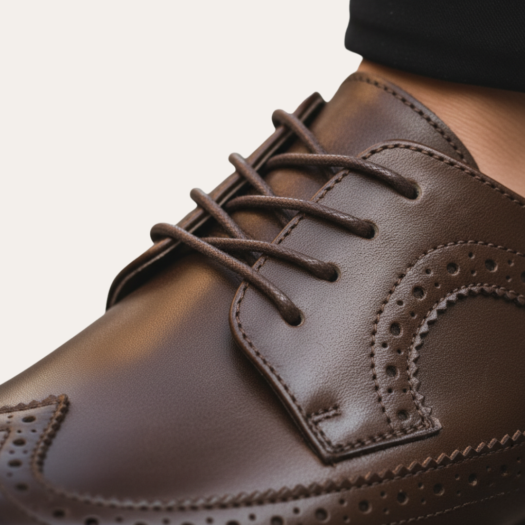 Herren Business Schnürschuhe mit Profilsohle | Vestea