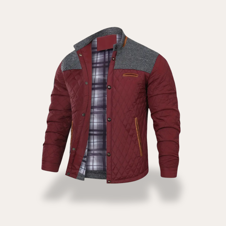 Herren Steppjacke Übergangsjacke Mehrfarbig | Vestea