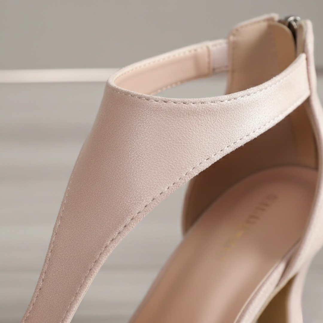 Chaussures orthopédiques à talons hauts ouvertes à l'avant pour femmes