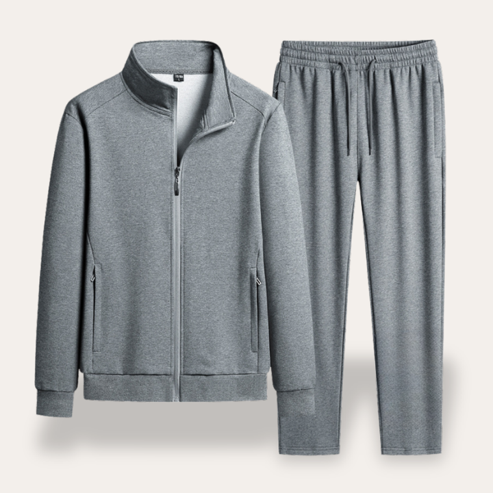Herren Trainingsanzug Zweiteiler Sport Freizeit Set mit Reißverschluss | Vestea