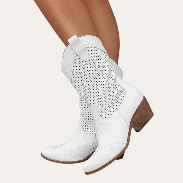 Damen Orthopädische Western Stiefel | Vestea