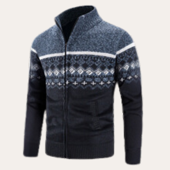 Herren Strickjacke Zipper für Winter | Vestea