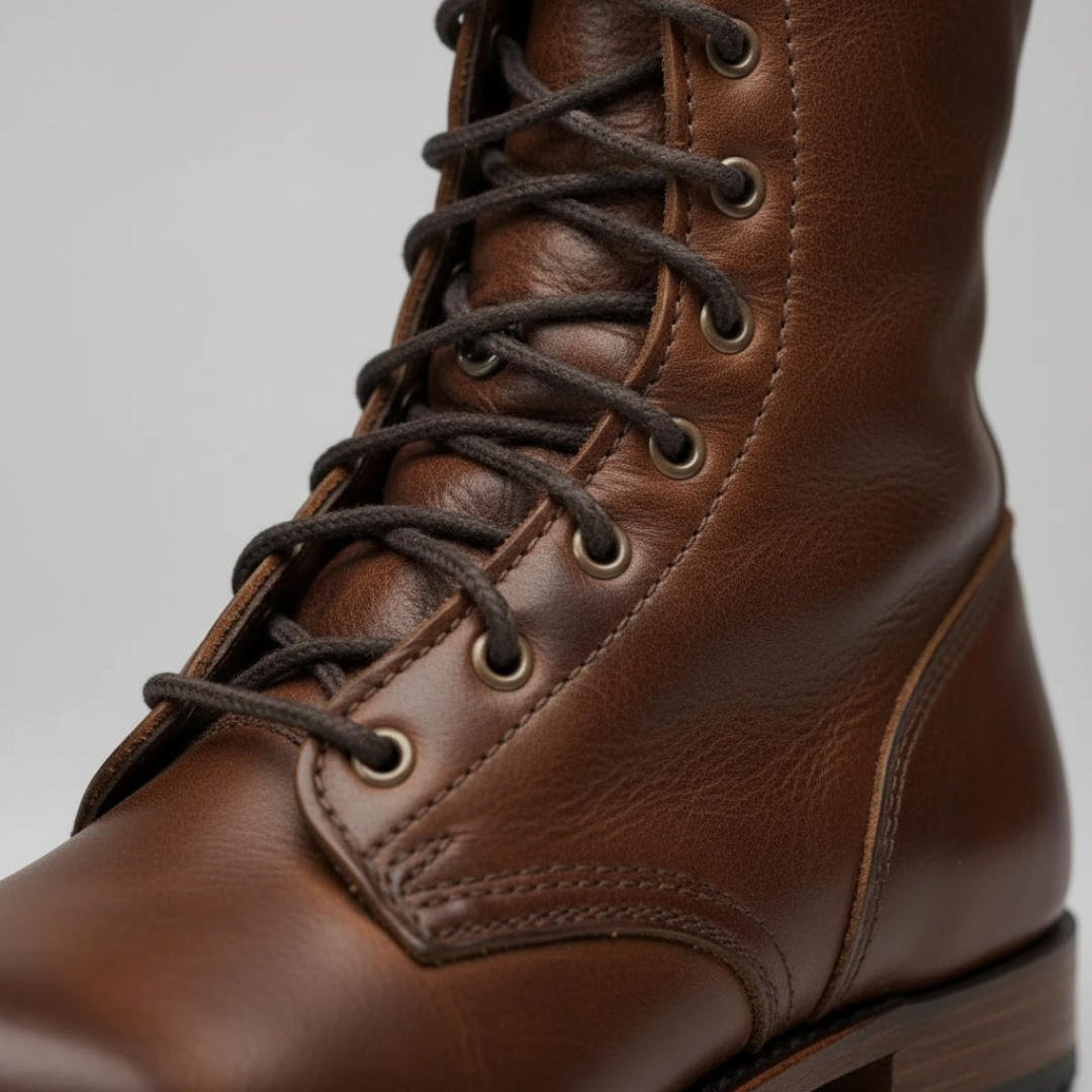 Men Orthopedic Synthetic Leather Lace-Up Boots