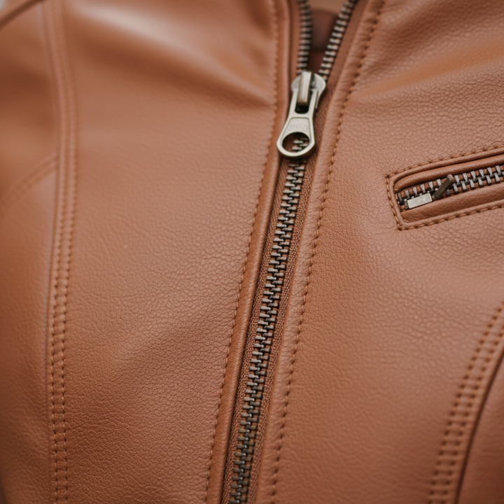 Damen Lederjacke Biker | Vestea